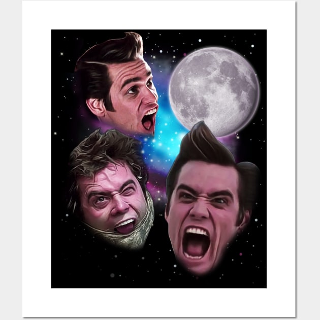 Ace Ventura Howl at the Moon Wall Art by darklordpug